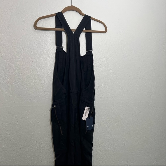 Aritzia Wilfred Free Valletta Overalls black Cropped twill overalls - Picture 4 of 5